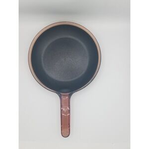 Amber Vision Ware 10" Skillet Corning Non Stick Frying Pan‎ Visions USA (No Lid)